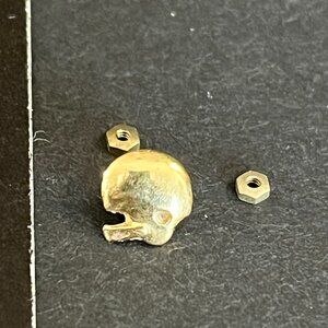 14K screw Football helmet nail charm